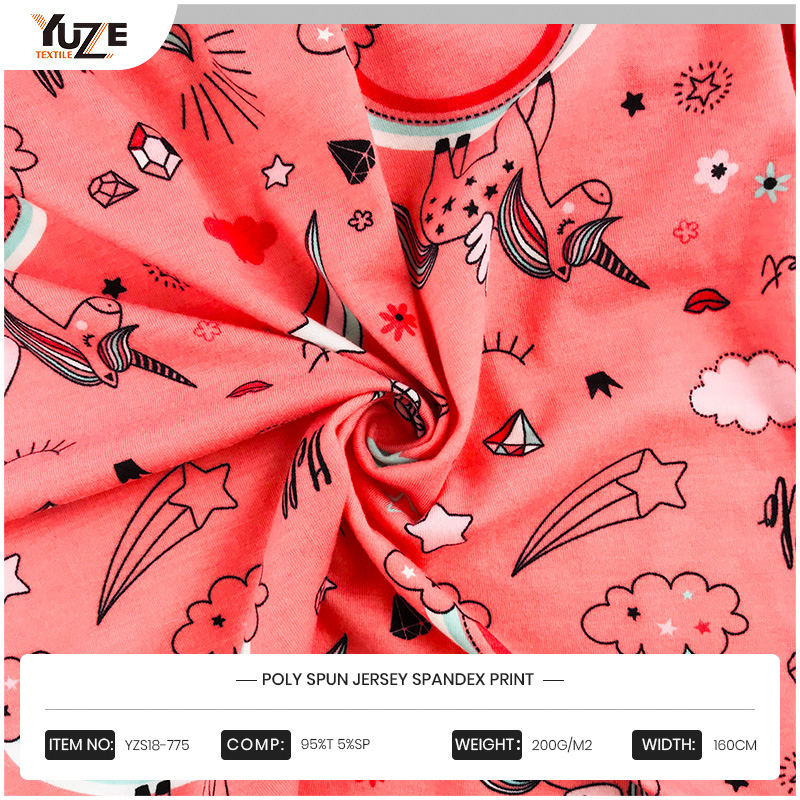 YZS18-775 Poly Spun Jersey Spandex in