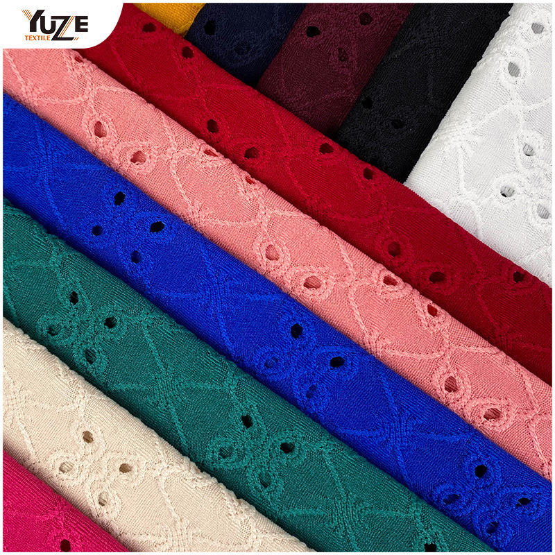 YZK-030030 DTY SPANDEX JACQ với các lỗ