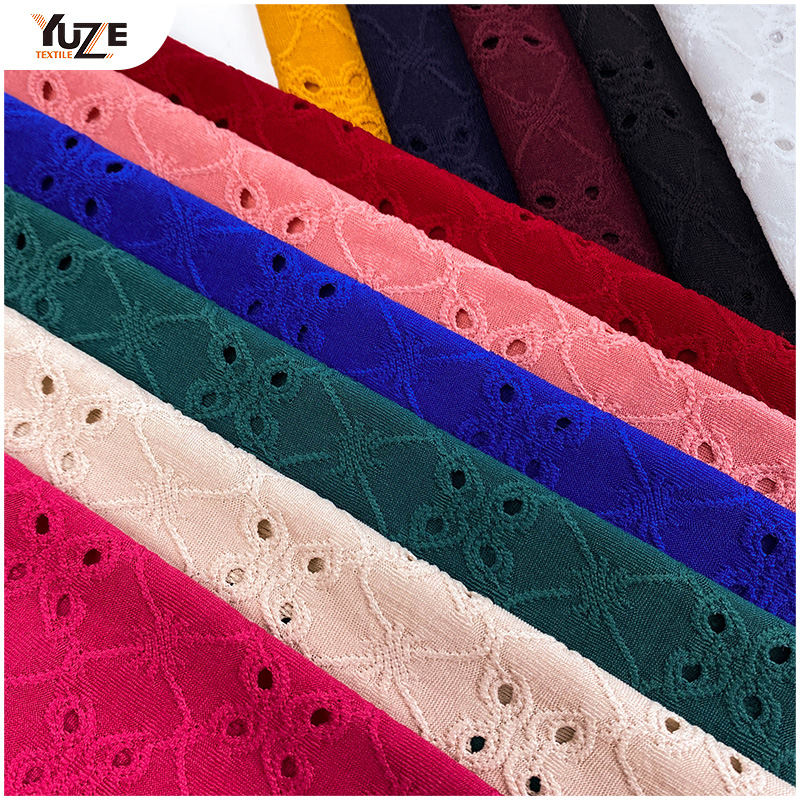 YZK-030030 DTY SPANDEX JACQ với các lỗ