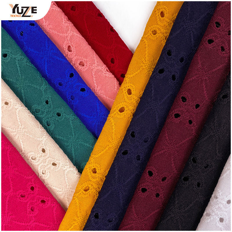 YZK-030030 DTY SPANDEX JACQ với các lỗ