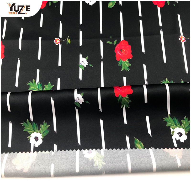 YZW-010636-15 Bản in kỹ thuật số satin Armani