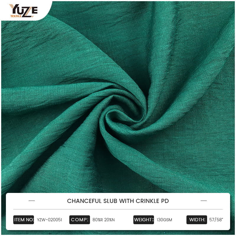 YZW-020051 Slub cơ hội với Crinkle PD