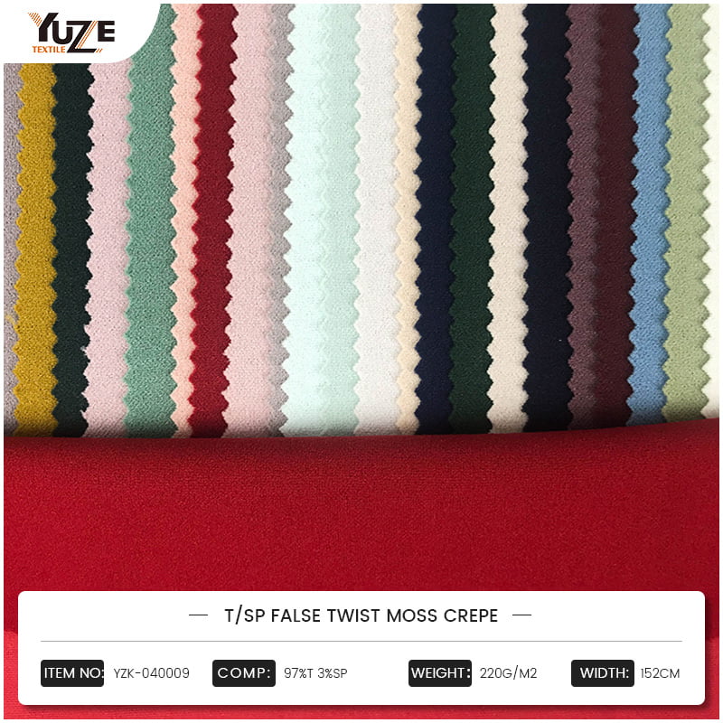 YZK-040009 T/SP FALSE TWIST TWIST CREPE
