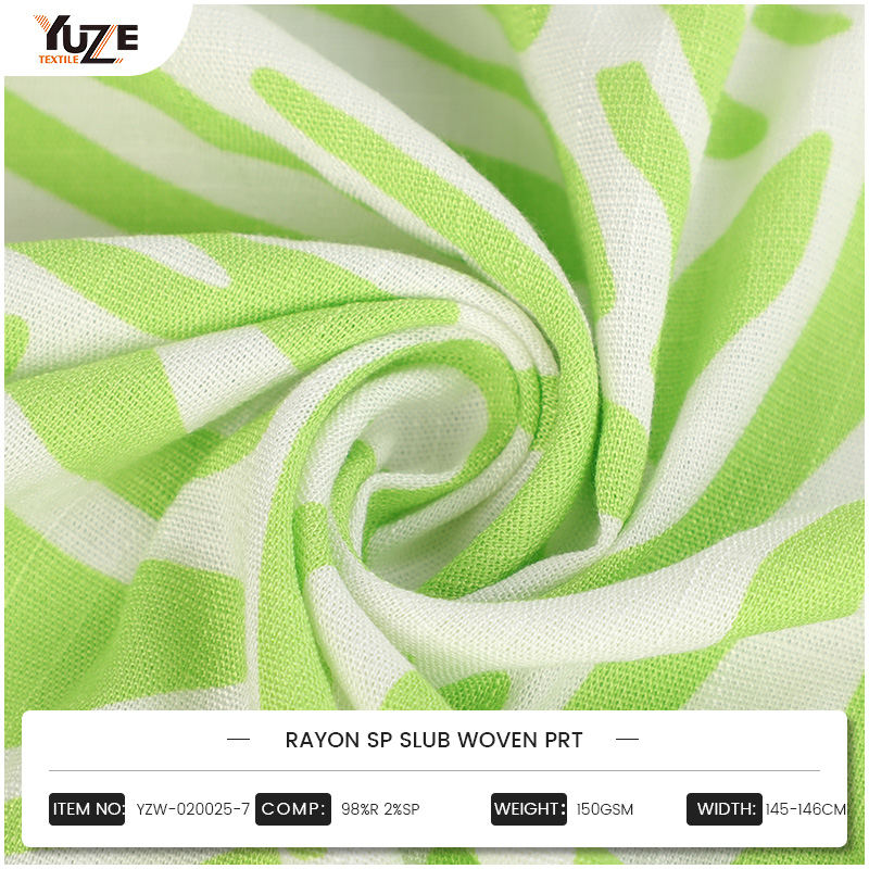 YZW-020025-7 Rayon SP Slub dệt PRT