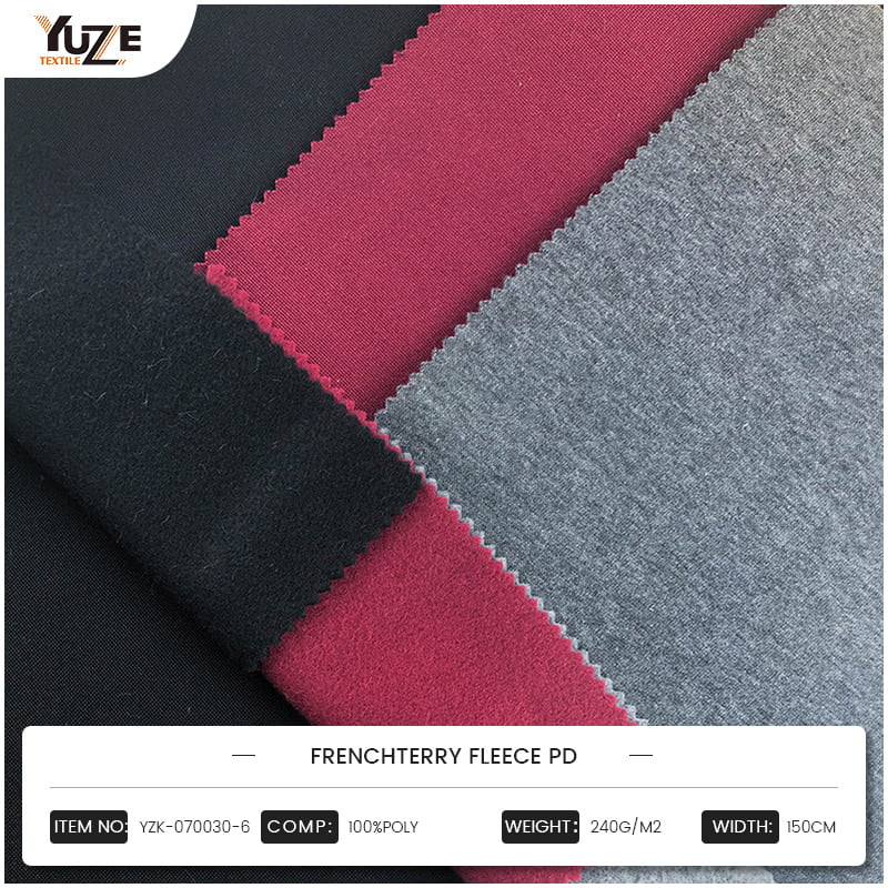 YZK-070030-6 Terry Fleece PD vải: Sự kết hợp hoàn hảo giữa chức năng và thời trang